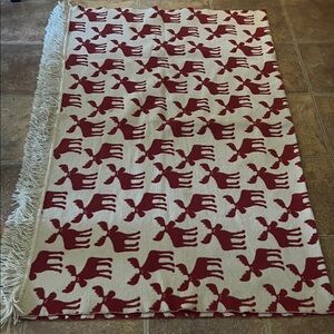 Docofil throw blanket 54x64 reversible moose